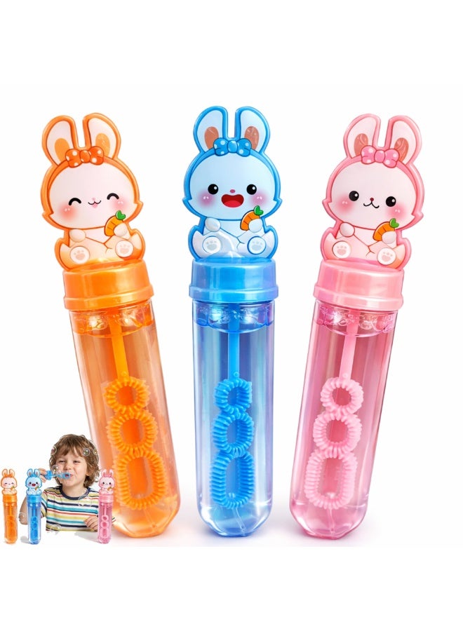 3-Pack Touchable & Catchable Rabbit Bubble Wands – Magical Non-Popping Bubble Sticks for Kids – Perfect Interactive Party Favors, Goodie Bag Fillers & Birthday Gifts - Image 1